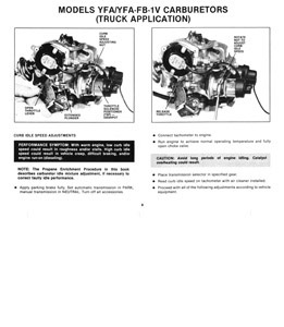 Carter YF carburetor service manual