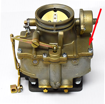 Stromberg BX carb number location