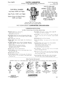 CM1 Carter WO Service Manual