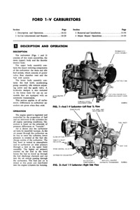 CM13 Ford 1 bbl Model F-1 / F-1100 Carburetor Manual