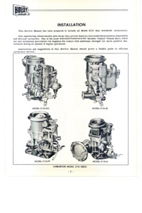 CM412 Holley 2110 Service Manual (1955-57 Fords)