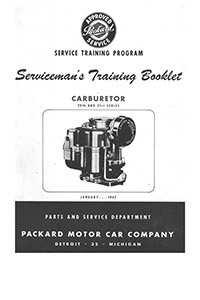 CM454 1939-50 Packard 8 Cylinder Carter WDO