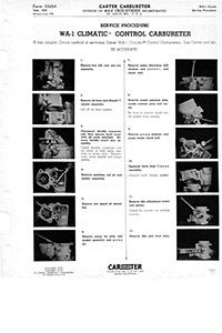 cm516 Carter WA-1 Carburetor Manual