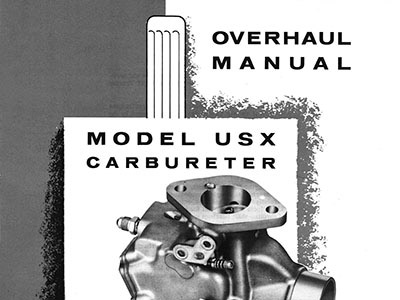 CM6005 Marvel-Schebler USX Carburetor Manual